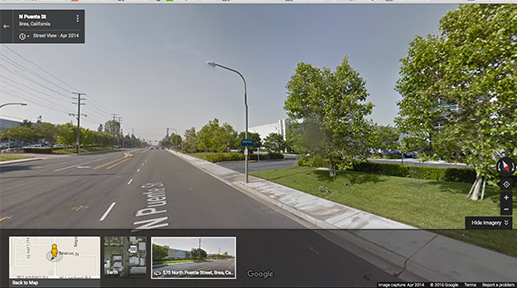 Google Streetview of Wheechair88 USA service centre.